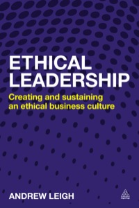 Omslagafbeelding: Ethical Leadership 1st edition 9780749469566
