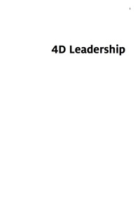 صورة الغلاف: 4D Leadership 1st edition 9780749474645
