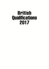 Cover image: British Qualifications 2017 47th edition 9780749479497