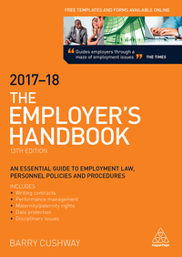 Cover image: The Employer's Handbook 2017-2018 13th edition 9780749479534