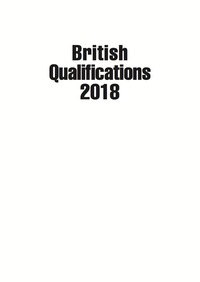 Cover image: British Qualifications 2018 48th edition 9780749481483