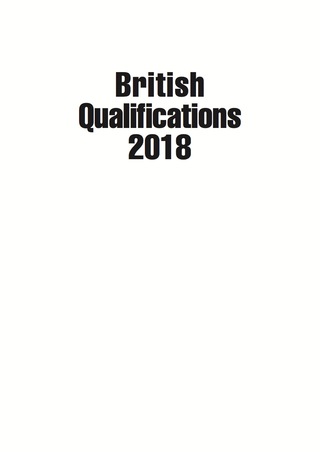 Cover image: British Qualifications 2018 48th edition 9780749481483
