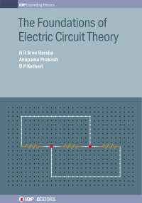 Cover image: The Foundations of Electric Circuit Theory 9780750312677