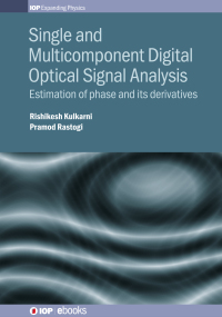 Cover image: Single and Multicomponent Digital Optical Signal Analysis 9780750318877