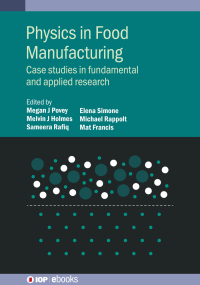 Cover image: Physics in Food Manufacturing 9780750325943