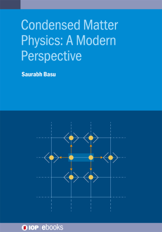 Cover image: Condensed Matter Physics: A Modern Perspective 9780750330299