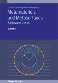 Cover image: Metamaterials and Metasurfaces 9780750355339