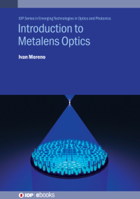 Cover image: Introduction to Metalens Optics 9780750357821