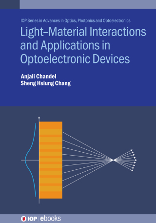 Cover image: Light--Material Interactions and Applications in Optoelectronic Devices 9780750360975
