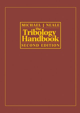 Cover image: The Tribology Handbook 2nd edition 9780750611985