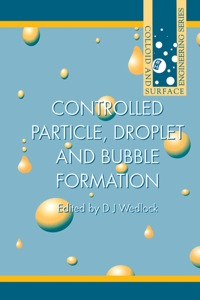 Imagen de portada: Controlled Particle, Droplet and Bubble Formation 9780750614948