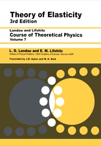 Cover image: Theory of Elasticity: Volume 7 3rd edition 9780750626330