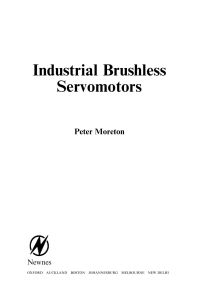 Cover image: Industrial Brushless Servomotors 9780750639316