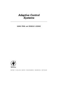 Titelbild: Adaptive Control Systems 9780750639965