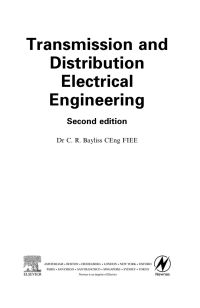 Omslagafbeelding: Transmission and Distribution Electrical Engineering 2nd edition 9780750640596