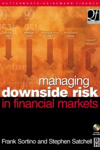 Cover image: Managing Downside Risk in Financial Markets 9780750648639