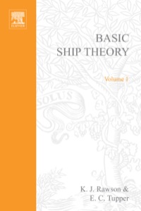 صورة الغلاف: Basic Ship Theory Volume 1 5th edition 9780750653961