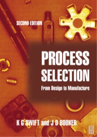 Immagine di copertina: Process Selection: from design to manufacture 2nd edition 9780750654371