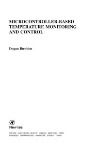 表紙画像: Microcontroller-Based Temperature Monitoring and Control 9780750655569