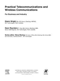 Imagen de portada: Practical Telecommunications and Wireless Communications: For Business and Industry 9780750662710