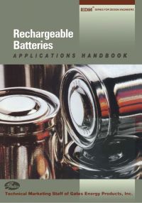 Cover image: Rechargeable Batteries Applications Handbook 9780750670067