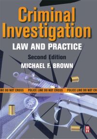 Omslagafbeelding: Criminal Investigation: Law and Practice 2nd edition 9780750673525