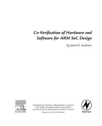 表紙画像: Co-verification of Hardware and Software for ARM SoC Design 9780750677301
