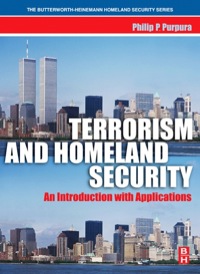 Imagen de portada: Terrorism and Homeland Security 9780750678438