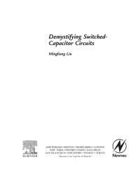 Imagen de portada: Demystifying Switched Capacitor Circuits 9780750679077