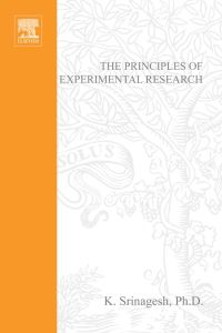 Imagen de portada: The Principles of Experimental Research 9780750679268