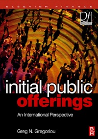 Immagine di copertina: Initial Public Offerings (IPO): An International Perspective of IPOs 9780750679756