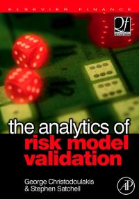 Cover image: The Analytics of Risk Model Validation 9780750681582