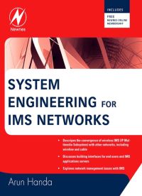 Imagen de portada: System Engineering for IMS Networks 9780750683883