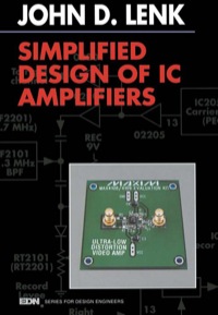 Imagen de portada: Simplified Design of IC Amplifiers 9780750695084