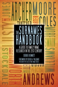 Cover image: The Surnames Handbook 1st edition 9780752468624