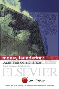 Imagen de portada: Money Laundering: business compliance: business compliance 9780754526230