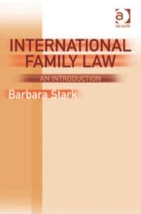 صورة الغلاف: International Family Law: An Introduction 9780754623472