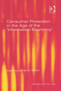 表紙画像: Consumer Protection in the Age of the 'Information Economy' 9780754647096