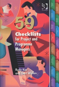 Imagen de portada: 59 Checklists for Project and Programme Managers 2nd edition 9780566087752