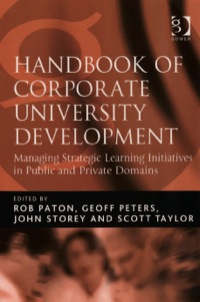Omslagafbeelding: Handbook of Corporate University Development 9780566085833