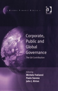 Titelbild: Corporate, Public and Global Governance: The G8 Contribution 9780754640462