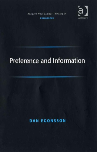 Cover image: Preference and Information 9780754657255