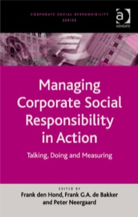 Titelbild: Managing Corporate Social Responsibility in Action: Talking, Doing and Measuring 9780754647218