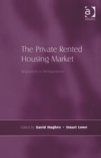Imagen de portada: The Private Rented Housing Market: Regulation or Deregulation? 9780754648352