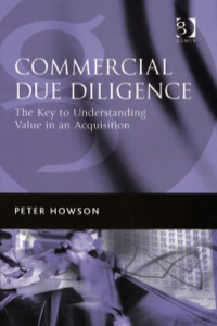 Imagen de portada: Commercial Due Diligence: The Key to Understanding Value in an Acquisition 9780566086519