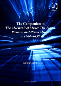 صورة الغلاف: The Companion to The Mechanical Muse: The Piano, Pianism and Piano Music, c.1760–1850 9780754663119