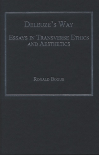 Cover image: Deleuze's Way: Essays in Transverse Ethics and Aesthetics 9780754660323