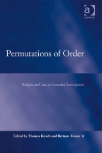 Imagen de portada: Permutations of Order: Religion and Law as Contested Sovereignties 9780754672593
