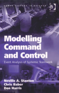 صورة الغلاف: Modelling Command and Control: Event Analysis of Systemic Teamwork 9780754670278