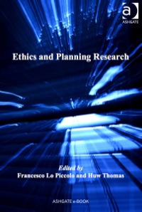 صورة الغلاف: Ethics and Planning Research 9780754673576